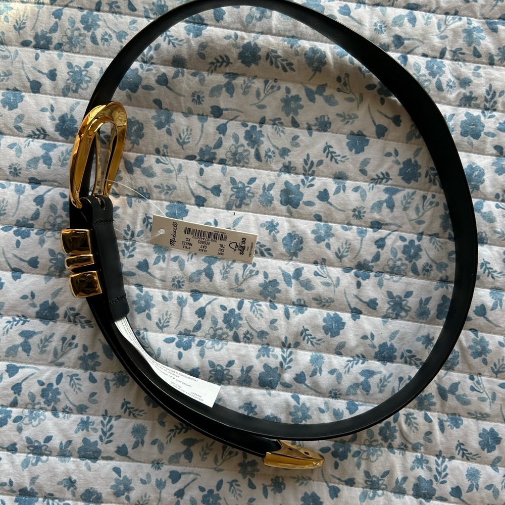 Madewell Triple Metal Keeper Belt
